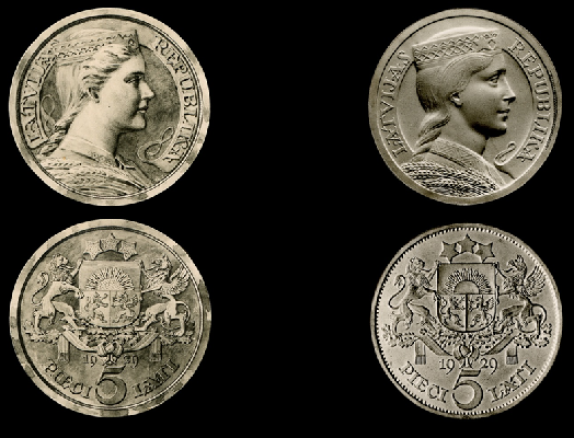 Piecu latu monēta