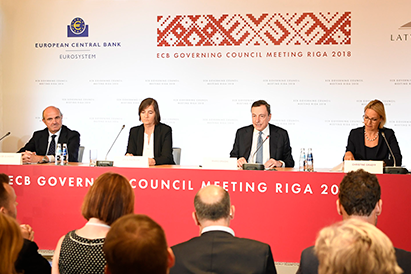 ECB press conference in Riga