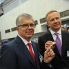 Peter Huber, Mint Director, Staatliche Münze Baden-Württemberg  and Ilmārs Rimšēvičs, Governor of the Bank of Latvia