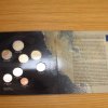 Latvijas eiro monētu suvenīrkomplekts kartona vāciņos