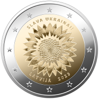 Commemorative coin Sunflower for Ukraine national side