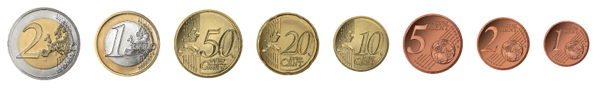 Euro coins