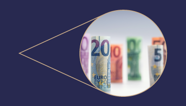 Ilustratīvs attēls eiro banknotes