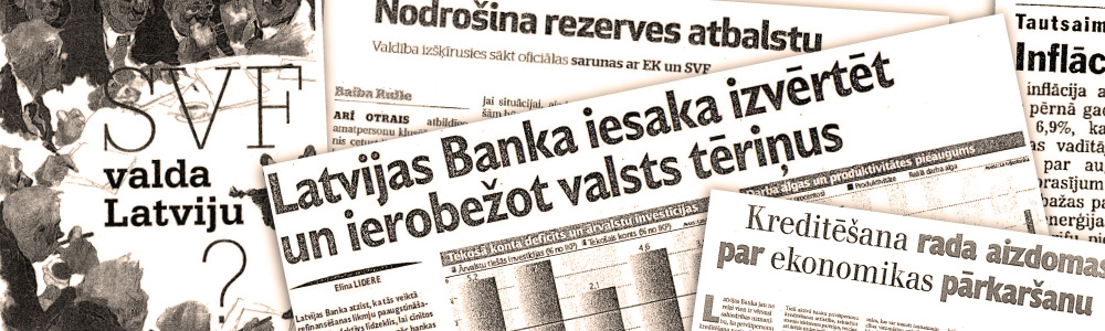 Vilnis Purvins monetara politika krizes laiks 