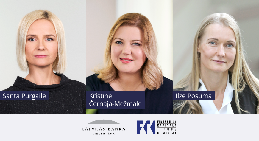 Candidates for the Council of Latvijas Banka - Santa Purgaile, Kristīne Černaja-Mežmale, Ilze Pozuma